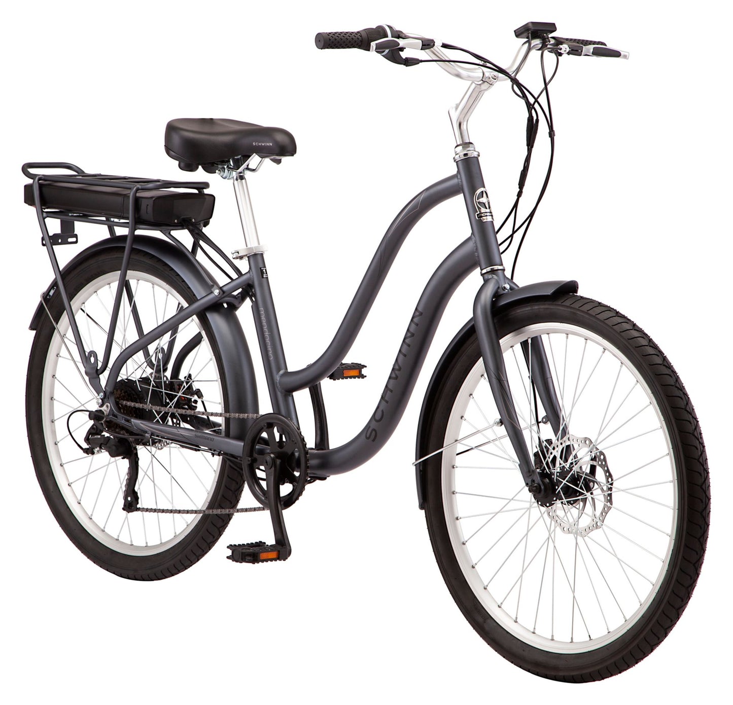 Schwinn Adult 26" Mendocino Electric Cruiser Bike