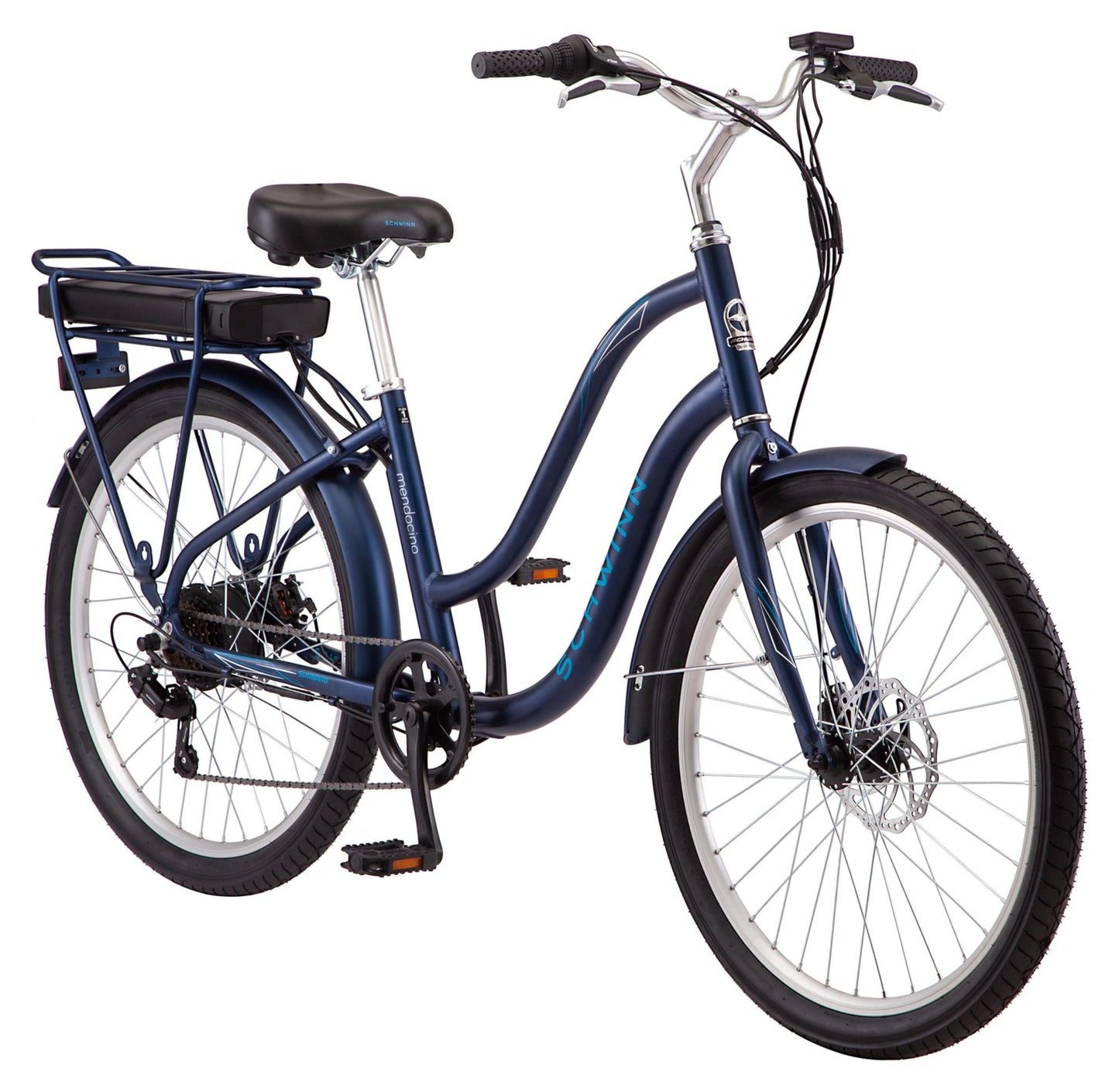 Schwinn Adult 26" Mendocino Electric Cruiser Bike