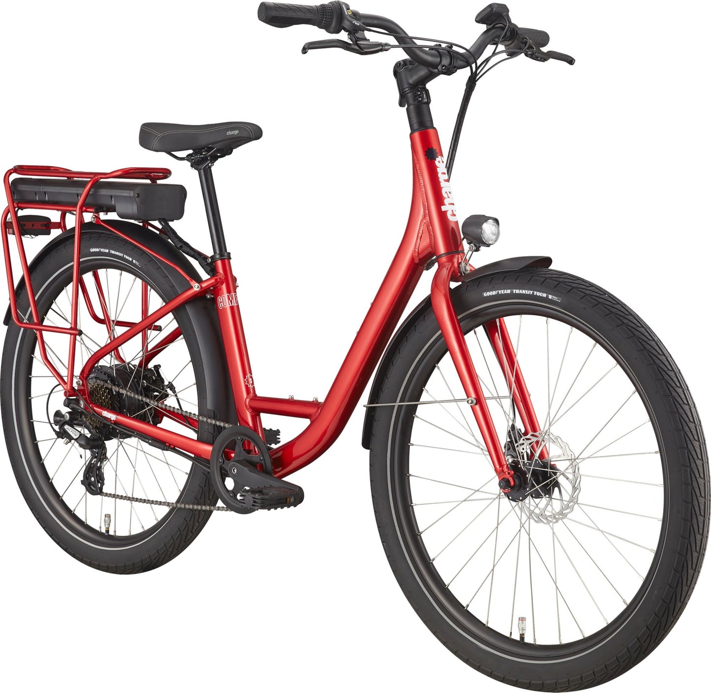 Charge 650 U Comfort 2 Step-Thru Electric Cruiser Throttle Bike