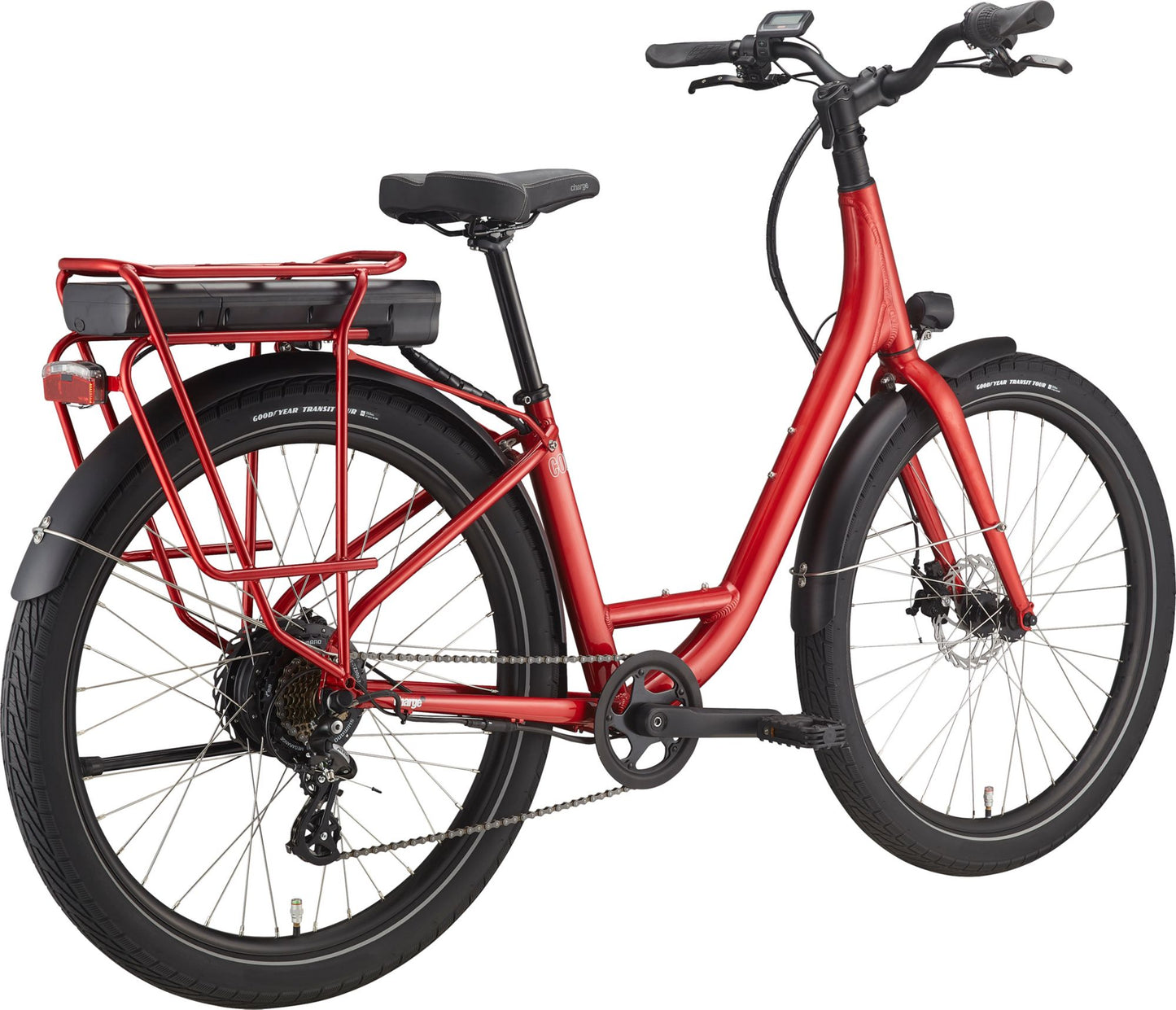 Charge 650 U Comfort 2 Step-Thru Electric Cruiser Throttle Bike