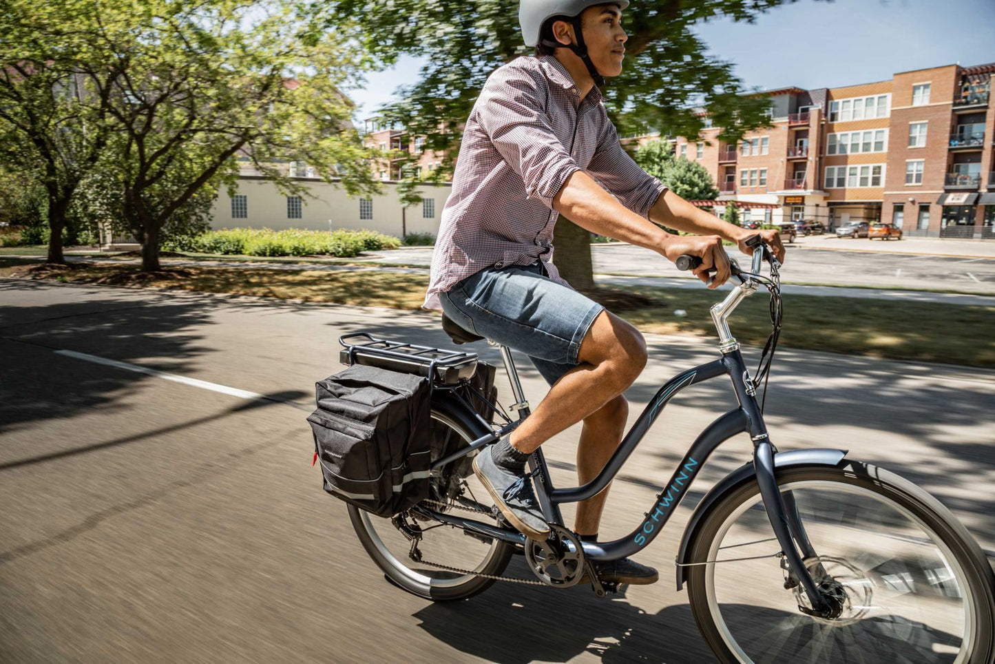 Schwinn Adult 26" Mendocino Electric Cruiser Bike
