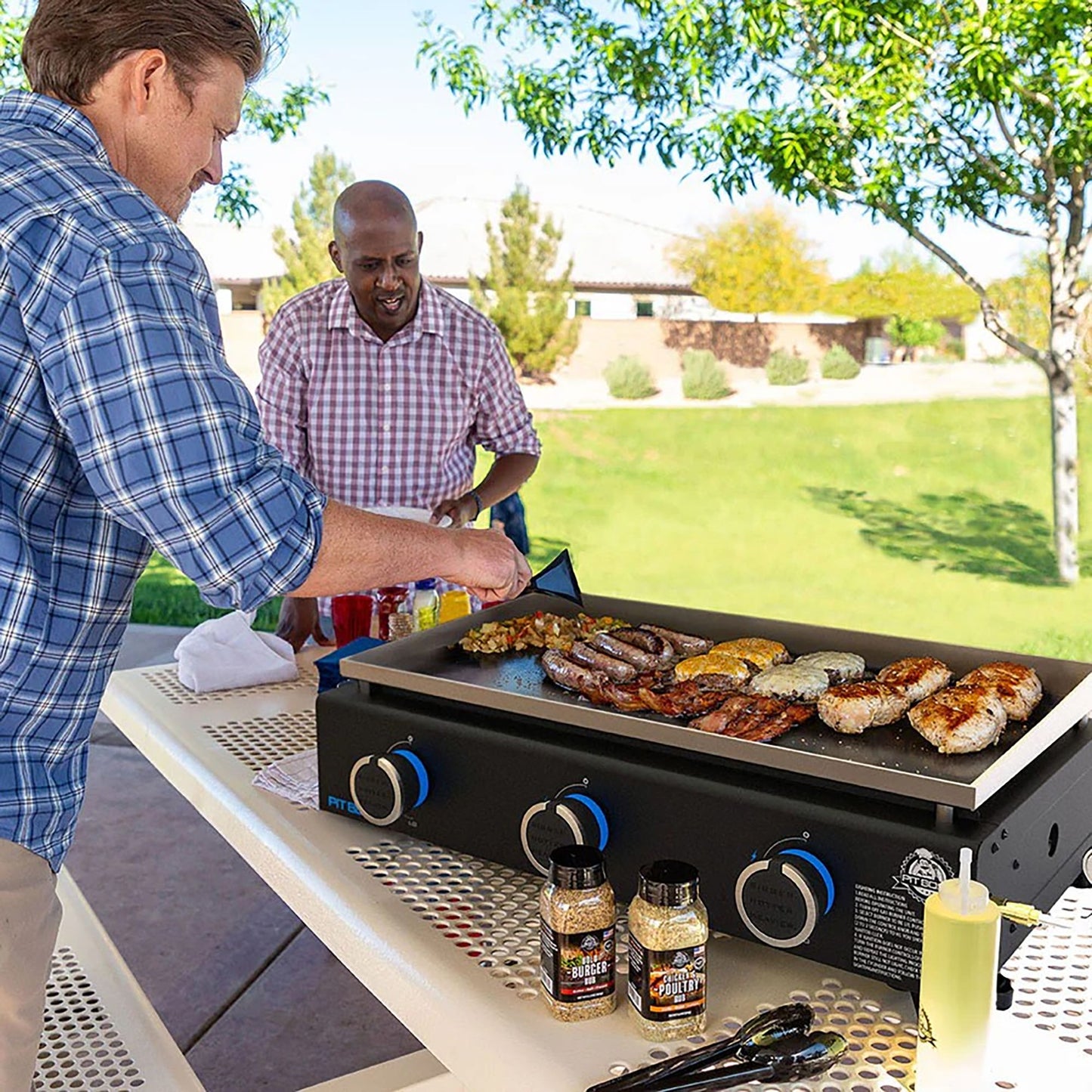 Pit Boss 3-Burner Tabletop Griddle