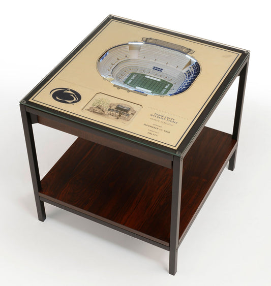 YouTheFan Penn State Nittany Lions 25-Layer StadiumViews Lighted End Table