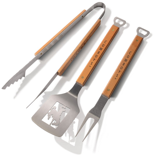 YouTheFan Wyoming Cowboys 3-Piece BBQ Set