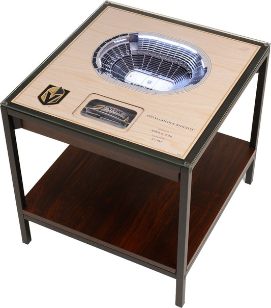 YouTheFan Vegas Golden Knights 25-Layer StadiumViews Lighted End Table