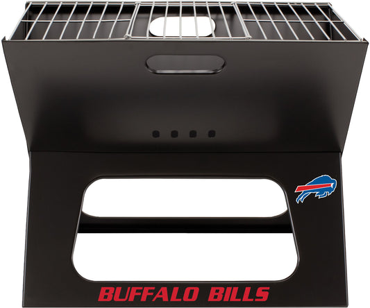 Picnic Time Buffalo Bills Portable Charcoal BBQ X-Grill