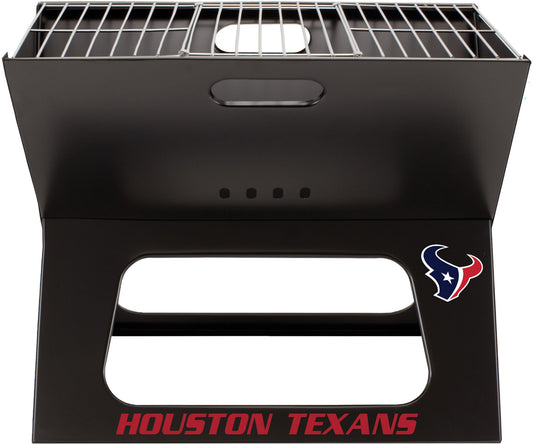 Picnic Time Houston Texans Portable Charcoal BBQ X-Grill