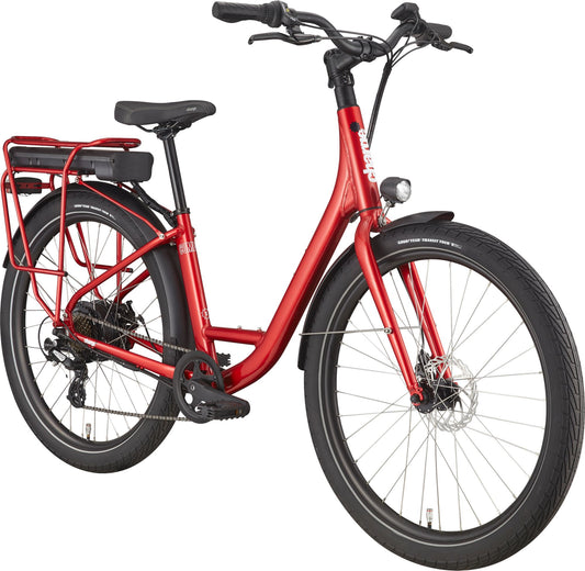 Charge 650 U Comfort 2 Step-Thru Electric Cruiser Throttle Bike