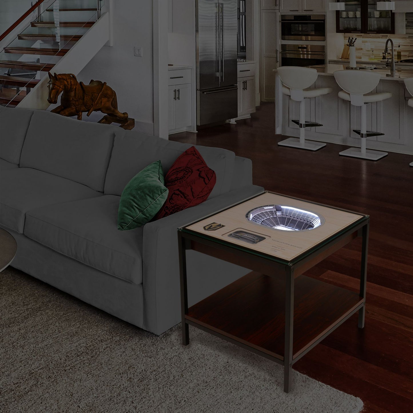 YouTheFan Vegas Golden Knights 25-Layer StadiumViews Lighted End Table