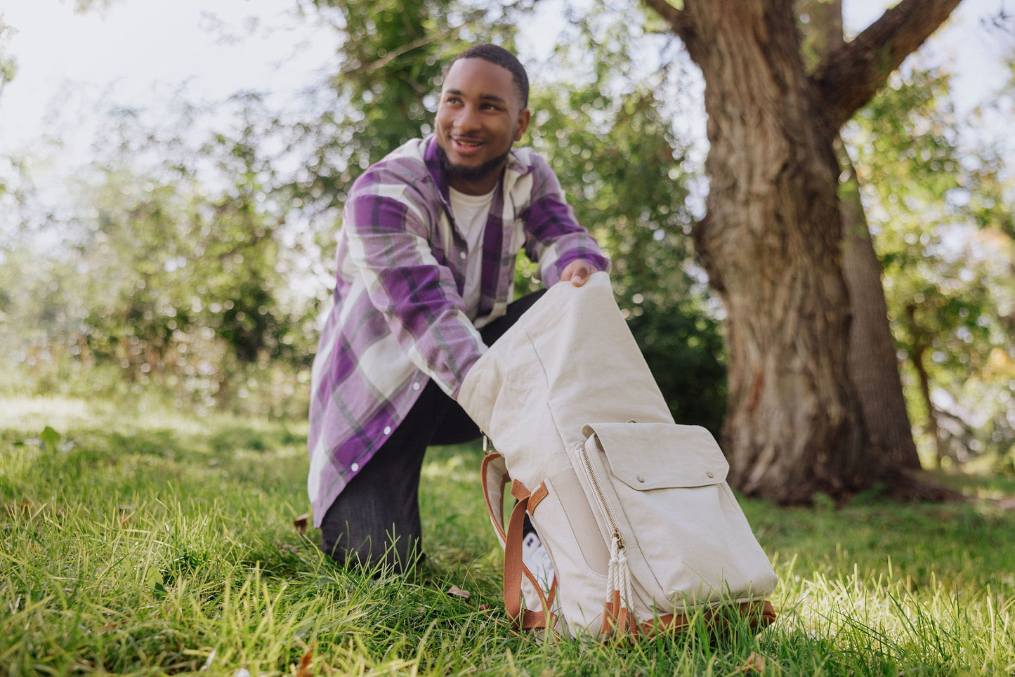 Picnic Time Carmel Roll Top Backpack Cooler