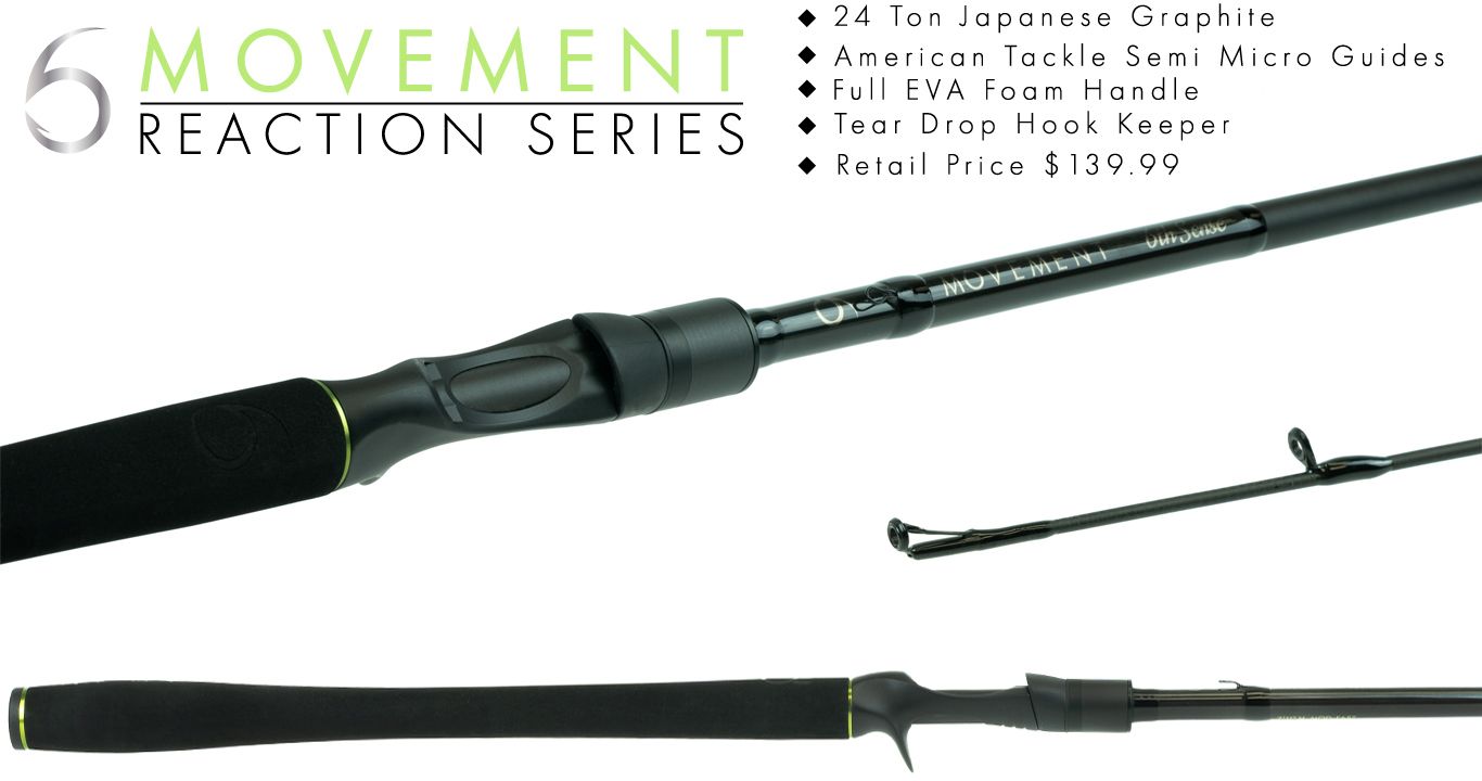 6th Sense Fishing Movement Series Casting Rod